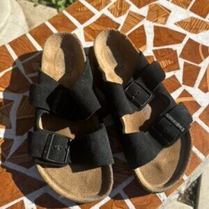 Birkenstock- Arizona Soft Footbed  Suede Leather